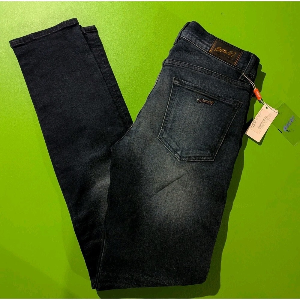 Bossi Denim Blue Night Wash Denim Jeans Size 30 (33" Inseam) $695 RETAIL USA NWT